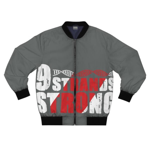 9Strands Men's Bomber Jacket (Dark Grey) - Image 2