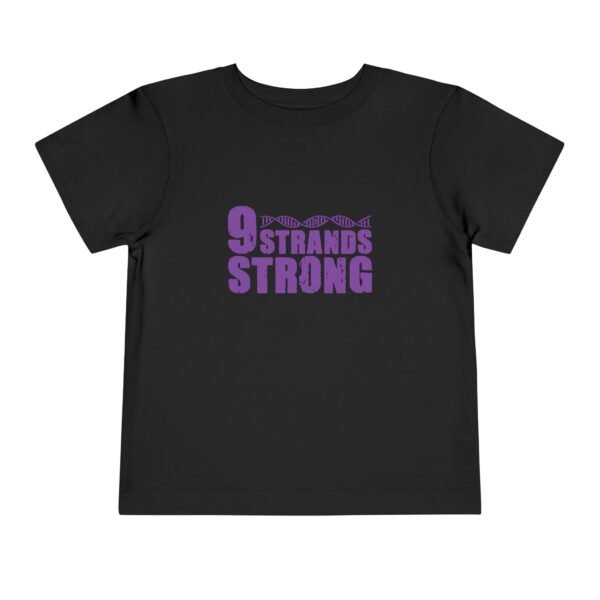 Toddler Girl's Short Sleeve Tee (Purple 9Strands) - Image 2