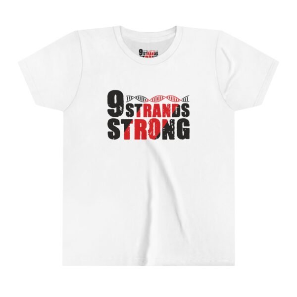 Boy's Original 9Strands (Youth Short Sleeve WhiteTee) - Image 2