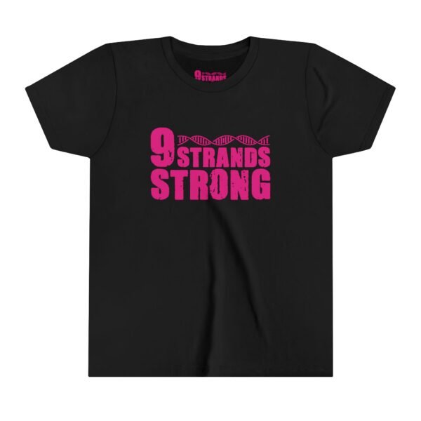 Girls 9Strands (Youth Short Sleeve Tee) Pink - Image 4