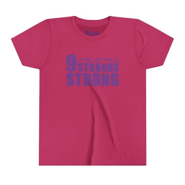 Girl's 9Strands (Youth Short Sleeve Tee) Purple - Image 6