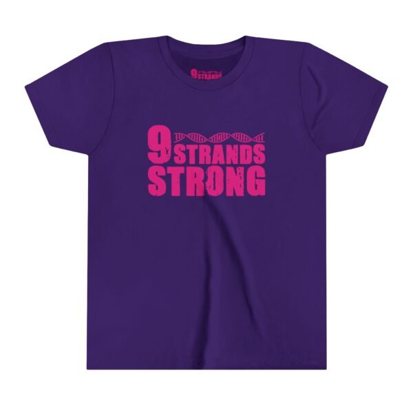 Girls 9Strands (Youth Short Sleeve Tee) Pink - Image 6