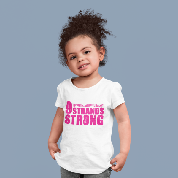 Toddler Girl's Short Sleeve Tee (Pink 9Strands)